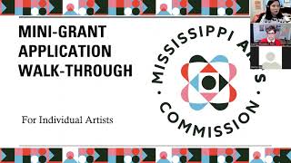 Individual Artist Mini-Grants Application Walk-Through October 2022