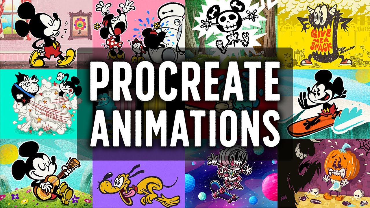 My Procreate Animations - A compilation of YouTube works - YouTube