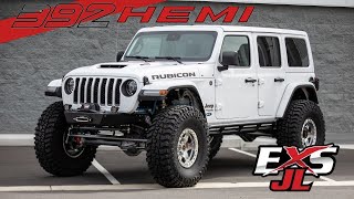 The BADDEST JEEP 392 HEMI You Have Ever Seen! We Give This JLU Our Full EXS Suspension Treatment!