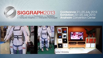 SIGGRAPH 2013 : Emerging Technologies Preview Trailer