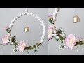 DIY Macrame wreath tutorial / 마크라메 리스 도어벨 / Corona de macramé