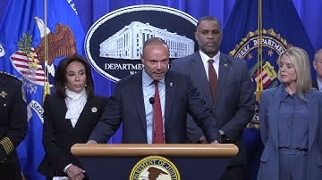 Attorney General Bondi, FBI Director Patel Announce Arrest in January 6 Pipe Bomb Case