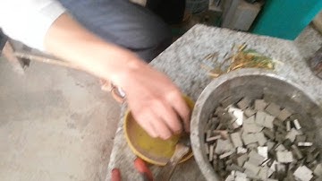 Semi automatic induction brazing of saw blade 2