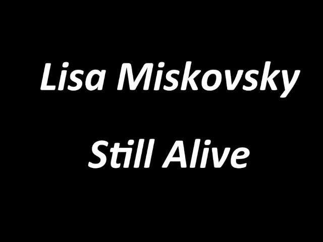 Lisa Miskovsky - Still Alive (Mirror's Edge Theme) (Letra/Tradução) 