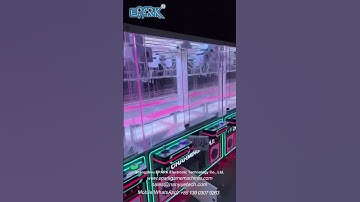 EPARK Charming Colorful Coin Operated Game Arcade Skill Game Colorful New Super Toy Claw Machine