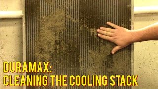 Howto properly clean the cooling stack in a Duramax truck  Mechanics Minute