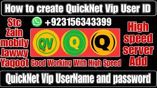 QuickNet Vip vpn|| Qick tunnel vpn_Q tunnel vpn_vpn username and password_QuickNet Vip Reseller ID screenshot 2