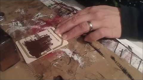 Steampunk / Mixed Media / Background /  ATC