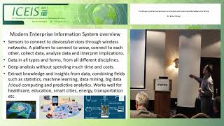 The Enterprise Information Systems to Realize and Understand... Dr. Victor Chang (ICEIS 2017)