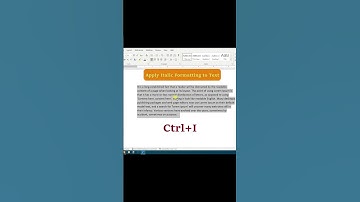 Keyboard Shortcuts in Word #shortsfeed #shorts #youtubeshorts