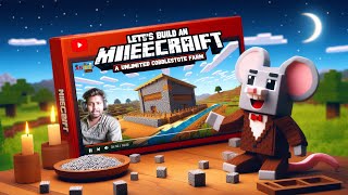 Let's Build Unlimited Cobblestone Farm in Minecraft with ABiker Live| Private Server | Way to 300