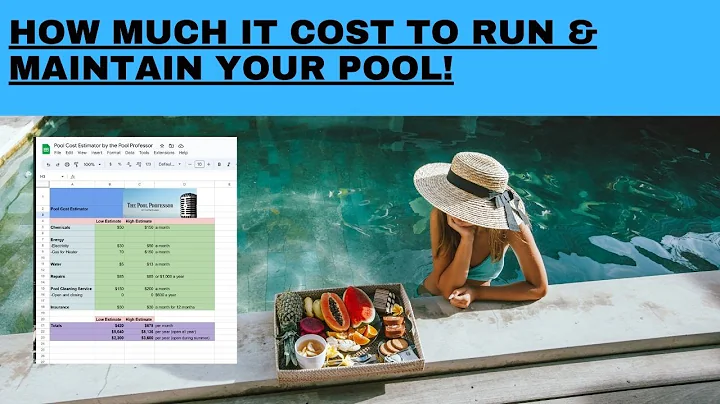 The Monthly Cost To Maintain A Swimming Pool?