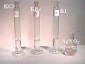 нитрат серебра + хлорид ) + бромид ) + йодид калия )