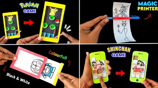 4 Amazing Cartoon toy , how to make colour changing paper toy , amazing homemade mobile game,printer screenshot 4