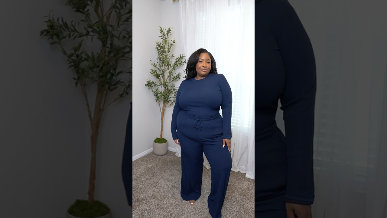 Plus Size 2 Piece Sets Perfect For Work From Home Girls 🔗 In The Description To Shop
