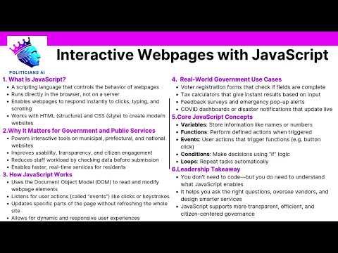 [3-18] Interactive Webpages with JavaScript