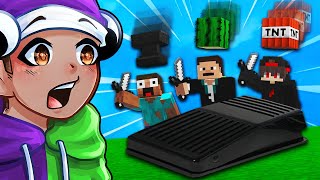 Trolling YouTubers with Foot Pedals in Bedwars