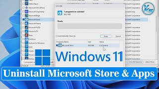 ✅ How to Uninstall Microsoft Store & Microsoft Store Apps in Windows 11