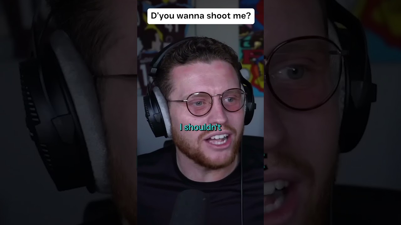 D'you wanna shoot me? #sidemen #reacts