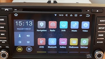 how to change date and time in car dvd gps radio player android 7.1