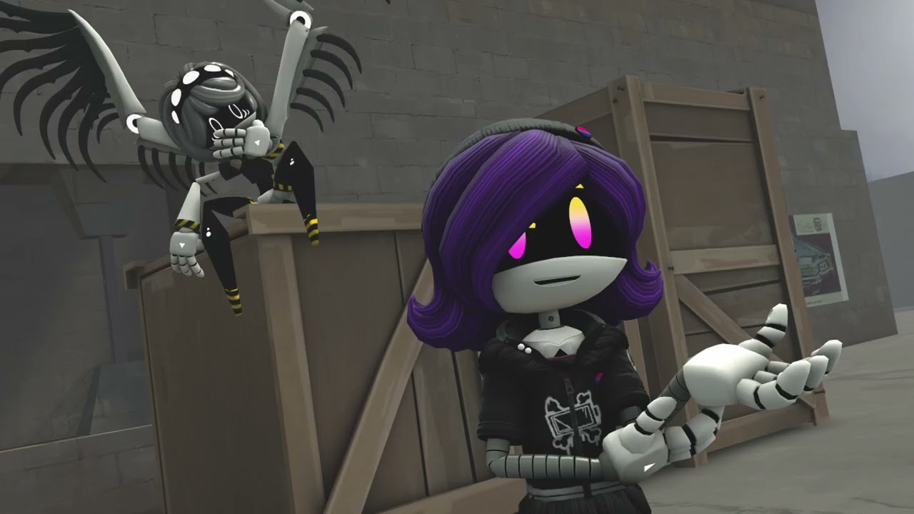 [SFM/Murder Drones] How to deal with a woman with Uzi