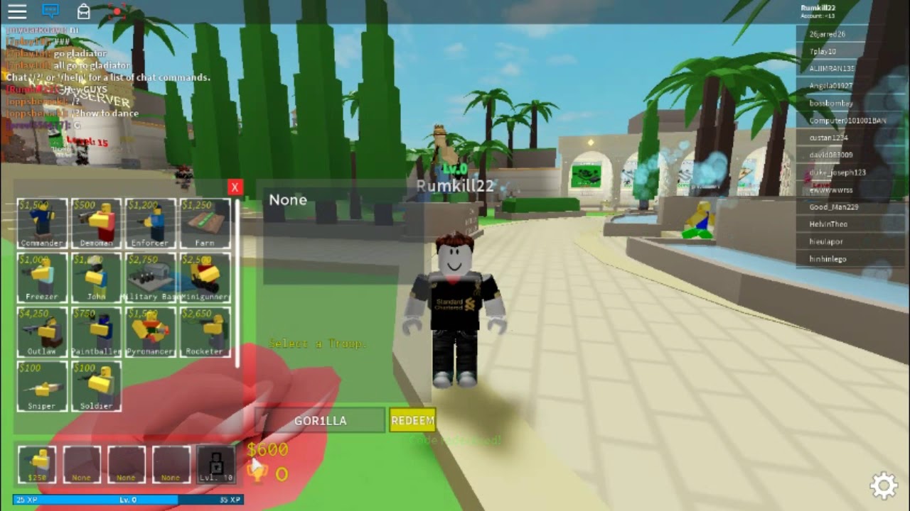 All Code In Emotes Tower Defense Simulator Beta In Roblox Youtube - codes for tower defense simulator beta roblox