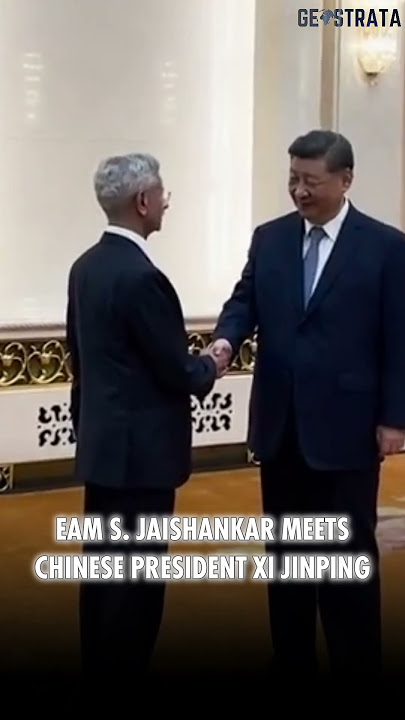 Jaishankar Meets Xi Jinping in Beijing | A Step Toward India-China Reset | #india #china #shorts