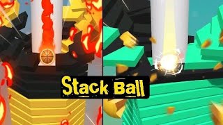 Impossible Stack ball 3d Gameplay 🏀 highest score challenges 🎮 #stackbounce #shorts #viral #gaming