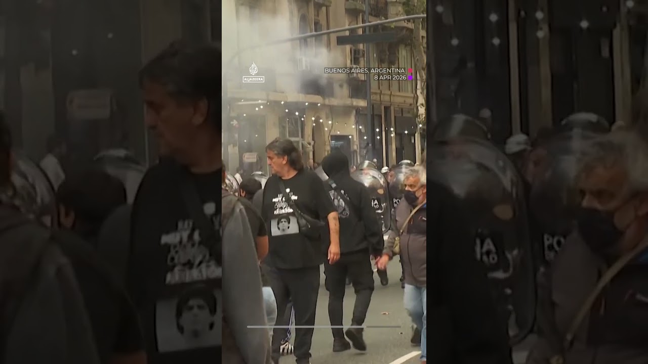 احتجاجات على قانون حماية الأنهار الجليدية في الأرجنتين