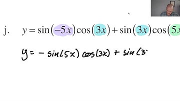Rewriting Expressions with Trig Formulas pg 99, pt 2
