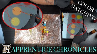 APPRENTICE CHRONICLES {EPISODE ONE} How to mix tattoo ink to match colors