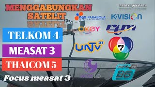 Menggabungkan Satelit Measat 3telkom 4 Dan Thaicom 5 Fokus Measat 3