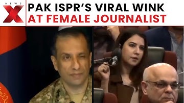 Pakistan Army’s DG ISPR shamelessly winks at female journalist, video goes viral | NewsX