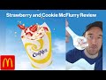 Trying the Strawberry and Cookie McFlurry from McDonald's owned CosMc's #fastfood #mcdonalds