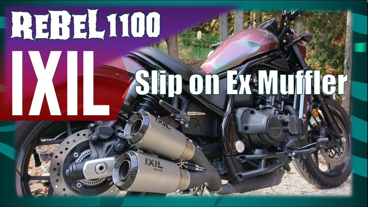 レブル1100 スリップオンマフラー IXIL Rebel1100】スペイン発、IXILデュアルスリップオンマフラー