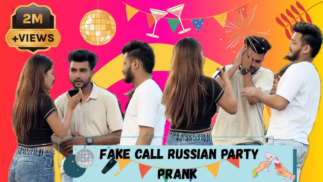 FAKE CALL ( NIGHT OUT PARY WITH RUSSIAN GIRLS ) Anjali ROONE lagi 🤣