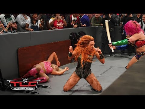 Becky Lynch, Charlotte Flair and Asuka trade punishing blows in thrilling TLC Match: WWE TLC 2018