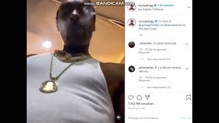 Snoop Dogg asculta LIVE Florin Salam pe Instagram (Real)
