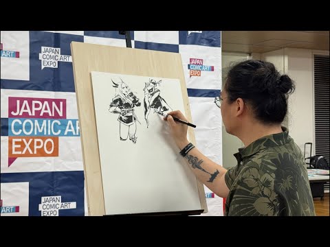 May 10th, 2026. Danny Kim Live Drawing. JAPAN COMIC ART EXPO thumbnail