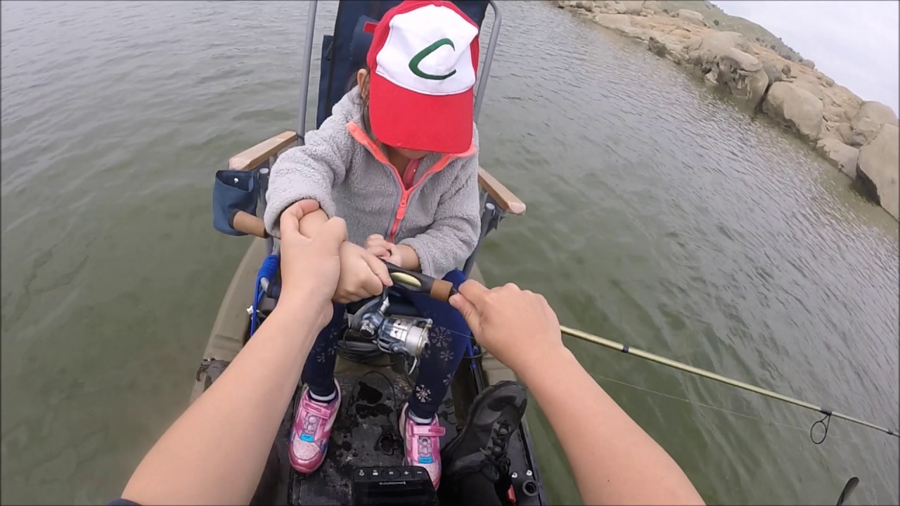 Kayak fishing Millerton Lake 4/11/2017 with fam YouTube