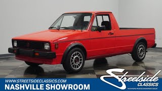 1980 Volkswagen Rabbit Pickup for sale | 3319-NSH - YouTube