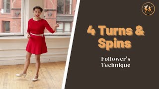 4 Turns and Spins every Follower should practice for Lindy Hop