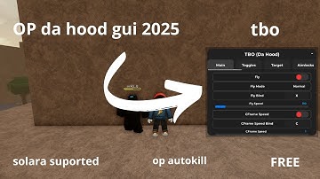 OP FREE da hood gui script 2025, (TBO) , kill all, kill aura and much more, solara supported, t