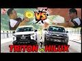 Mitsubishi Triton Athlete vs Toyota Hilux Rogue! Mana Satu King of Trak Pikap?