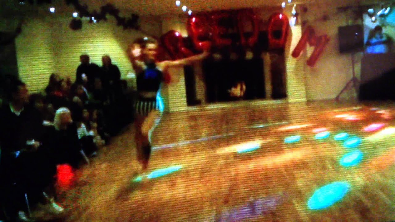 Dance showcase - solo routine - freestyle disco dance - YouTube