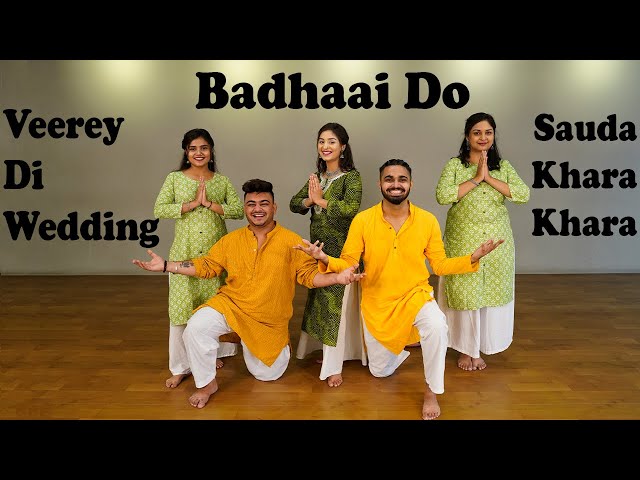 Group Dance For Wedding/Sangeet | Veerey Di Wedding X Badhaai Do X Sauda Khara | DhadkaN Group-Nisha class=