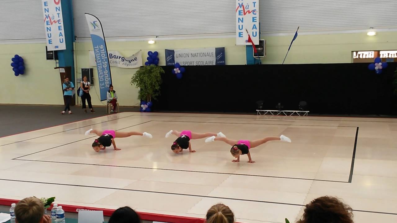 Finale Championnats de France aérobic trio excellence 2016