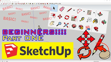 GETTING STARTED WITH SKETCHUP - FOR BEGINNERS TUTORIAL STEP BY STEP! PART 1