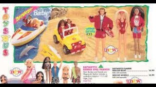 Vintage Baywatch Barbie And Ken 1994