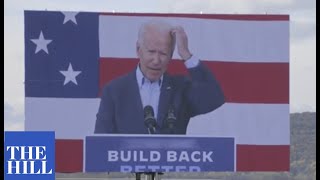 Trump plays highlight reel of CRINGE Biden moments in final stretch of 2020 presidential campaign